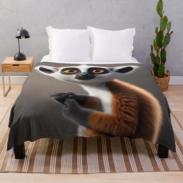 Item preview, Expressive Animated Lemur Close-Up Portrait Art designed and sold by CASASIS_MERCH.