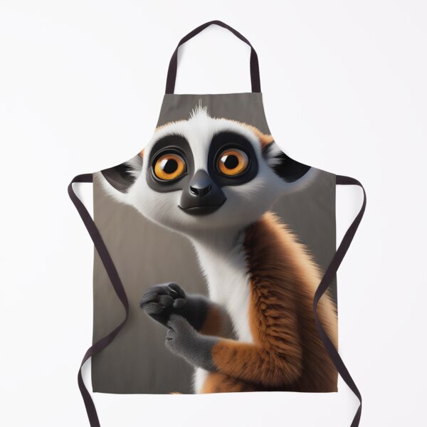 Item preview, Expressive Animated Lemur Close-Up Portrait Art designed and sold by CASASIS_MERCH.