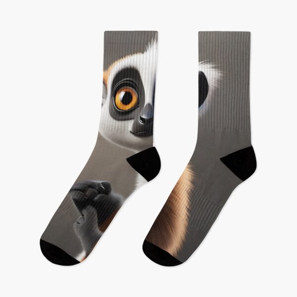 Item preview, Expressive Animated Lemur Close-Up Portrait Art designed and sold by CASASIS_MERCH.