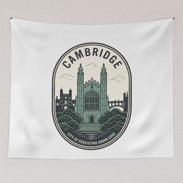 Item preview, Vintage Cambridge King's College University Travel Badge designed and sold by k3rstman1.