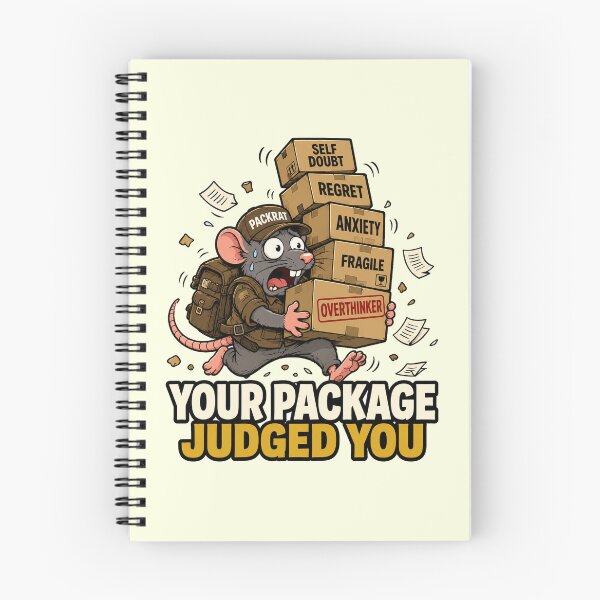 Item preview, Funny Overthinker Gift Anxious  Mental Health Rat designed and sold by Gentlestate.