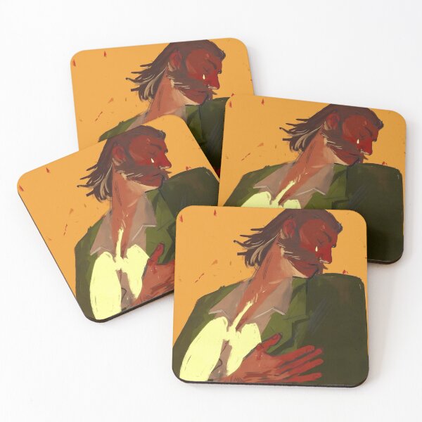 Item preview, Harrier Du Bois Portrait | Sad Detective Indie RPG Art Print designed and sold by · GAMING SOUL ·.