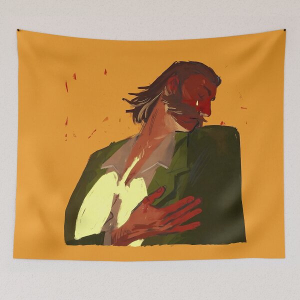 Item preview, Harrier Du Bois Portrait | Sad Detective Indie RPG Art Print designed and sold by · GAMING SOUL ·.