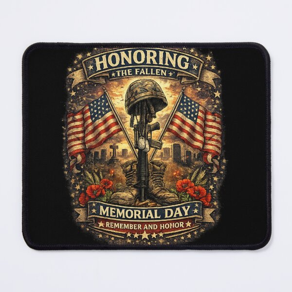 Item preview, Memorial Day Veteran Fallen Soldier Battlefield Cross designed and sold by Ftiwa-boy.