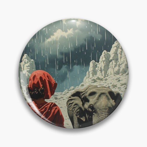 Item preview, Red Veil in the Rain designed and sold by halibutgoatramb.