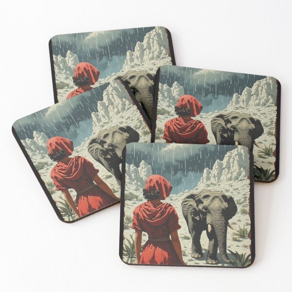 Item preview, Red Veil in the Rain designed and sold by halibutgoatramb.