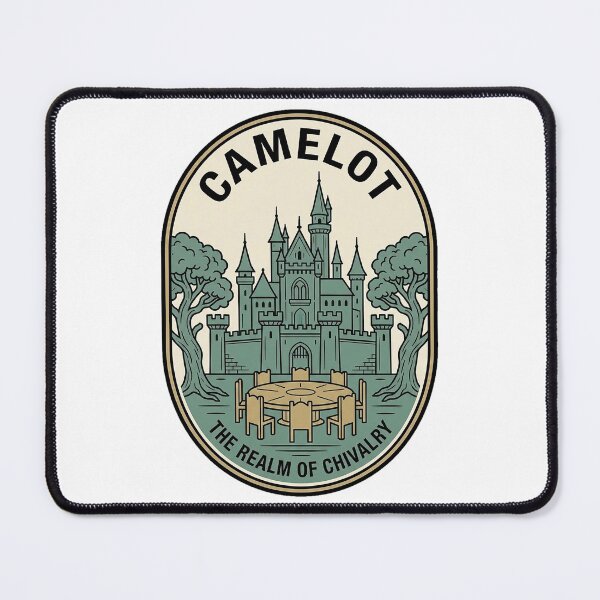 Item preview, Vintage Camelot Castle Round Table Medieval Badge designed and sold by k3rstman1.