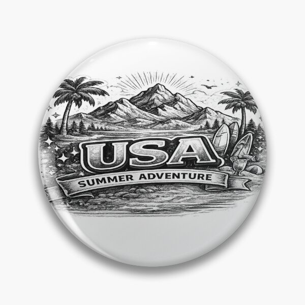 Item preview, Welcome Summer USA Mountain Adventure Design | designed and sold by AONLINE  .