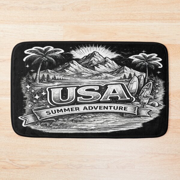Item preview, Welcome Summer USA Mountain Adventure Design | designed and sold by AONLINE  .