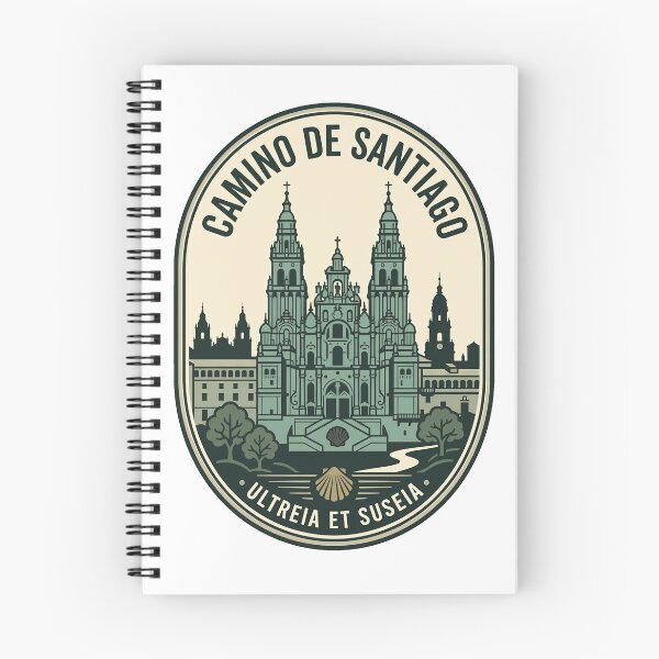 Item preview, Vintage Camino de Santiago Cathedral Pilgrimage Badge designed and sold by k3rstman1.