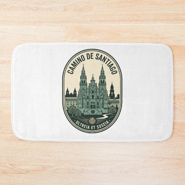 Item preview, Vintage Camino de Santiago Cathedral Pilgrimage Badge designed and sold by k3rstman1.