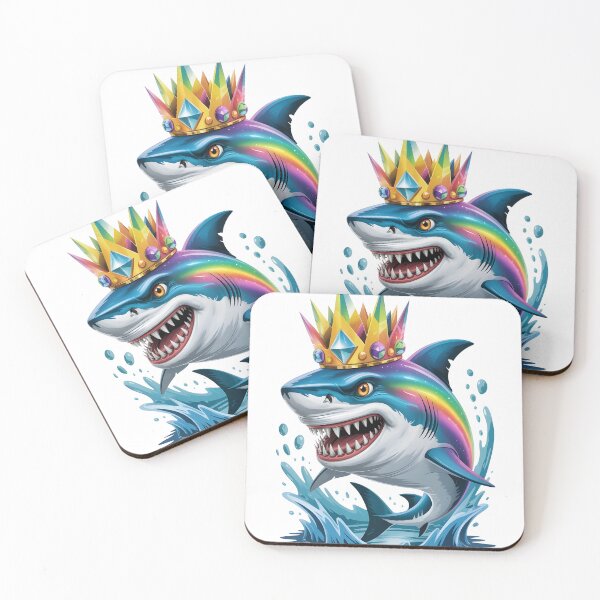 Item preview, Rule The Deep – Powerful Rainbow Shark King Design designed and sold by RBToper.