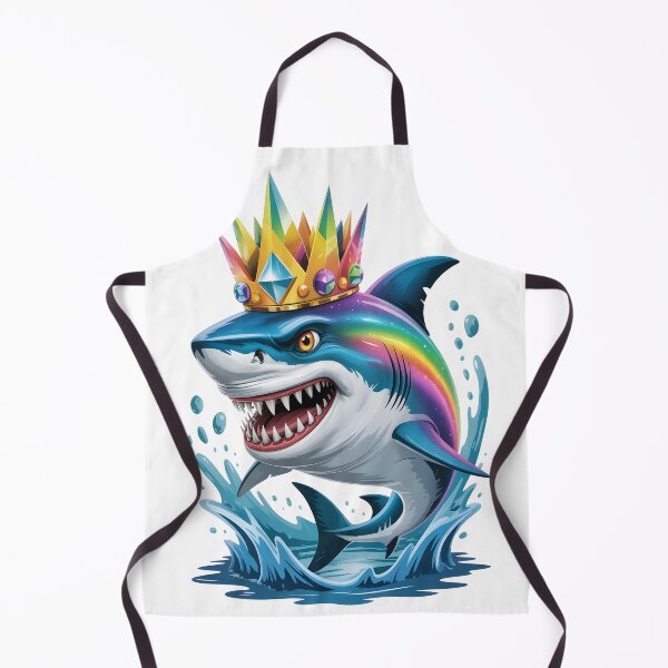 Item preview, Rule The Deep – Powerful Rainbow Shark King Design designed and sold by RBToper.