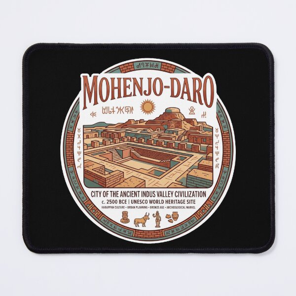 Item preview, Mohenjo-Daro Archaeology Heritage Design designed and sold by ArtsyExplorer.