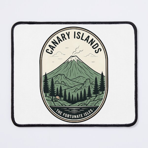 Item preview, Vintage Canary Islands Mount Teide Volcano Badge designed and sold by k3rstman1.