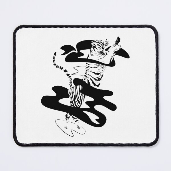 Item preview, A tiger through the smoke (black and white edition) designed and sold by Juliette Lancien.
