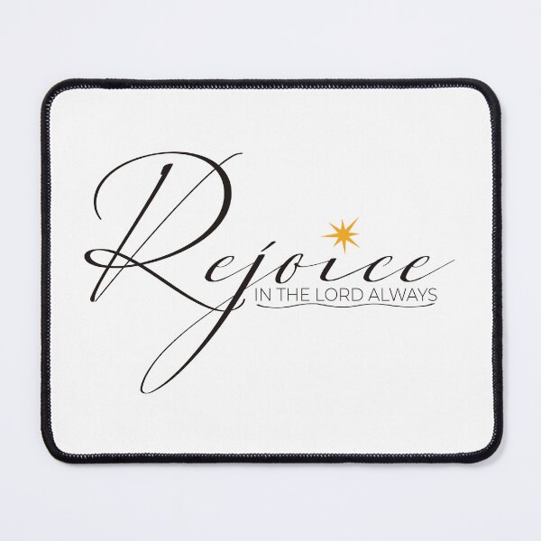 Item preview, Rejoice In The Lord Always – Christian Faith designed and sold by Verse & Vibes.