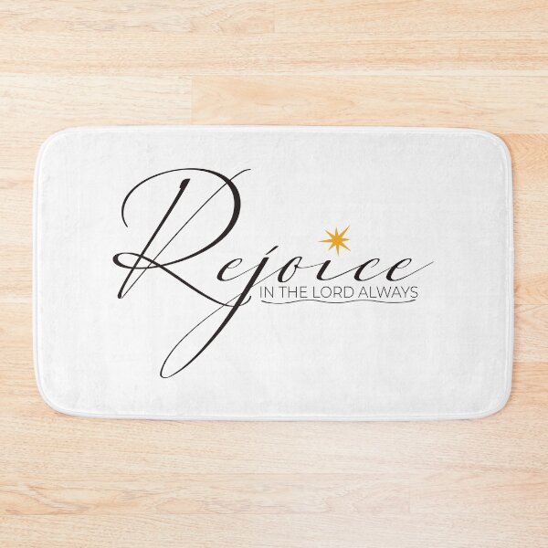 Item preview, Rejoice In The Lord Always – Christian Faith designed and sold by Verse & Vibes.