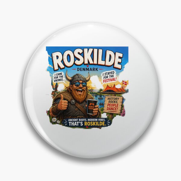 Item preview, Roskilde Denmark Viking Festival Shirt | Funny Roskilde Festival Graphic Tee | Denmark Travel Souvenir Viking Party T-Shirt designed and sold by Sushikidsntod.
