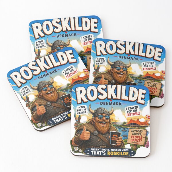 Item preview, Roskilde Denmark Viking Festival Shirt | Funny Roskilde Festival Graphic Tee | Denmark Travel Souvenir Viking Party T-Shirt designed and sold by Sushikidsntod.