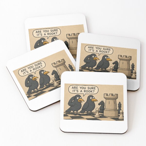 Item preview, Are You Sure It’s a Rook? – Funny Chess Cartoon designed and sold by benandfreya.