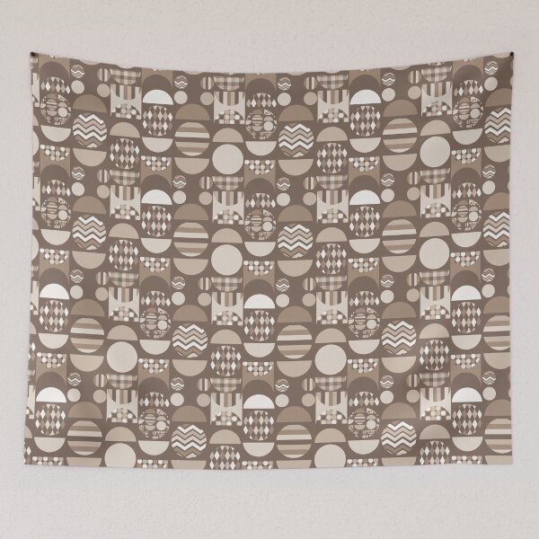 Item preview, Neutral Earth Scandinavian Nordic Design - Dark  designed and sold by PatternTitan.