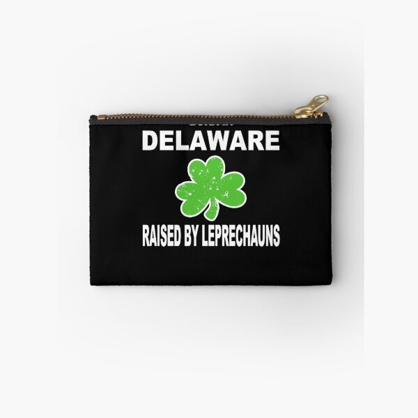 Item preview, Delaware Shirt Raised By Leprechaun 3 Leaf Clover Hoodie designed and sold by shoppzee.