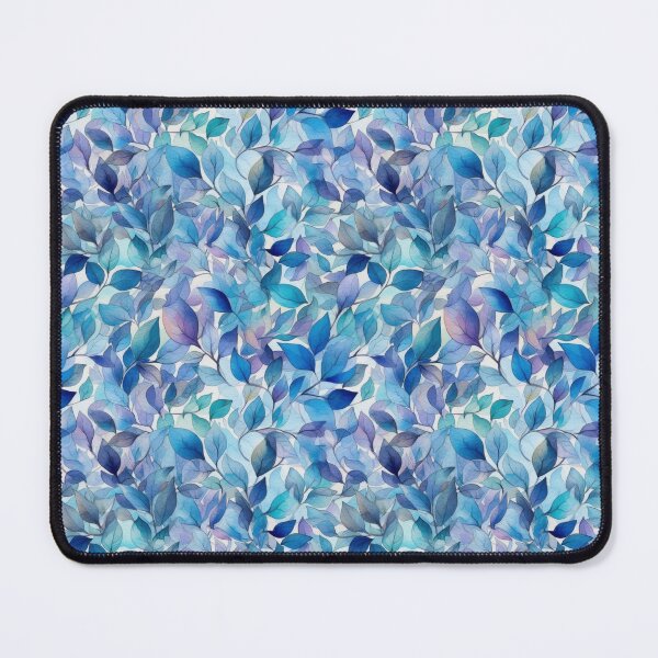 Item preview, Teal, blue and lavender leaves designed and sold by Baart72.
