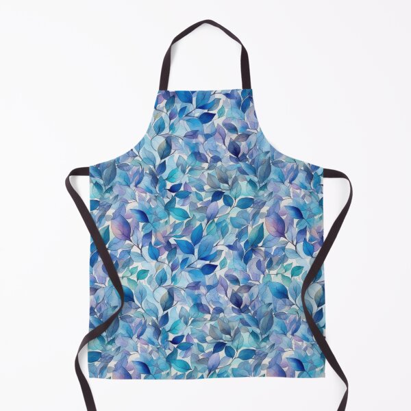 Item preview, Teal, blue and lavender leaves designed and sold by Baart72.