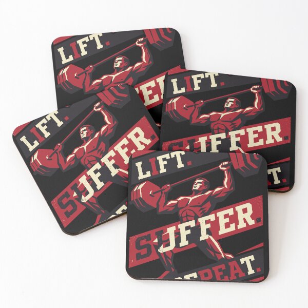 Item preview, Lift Suffer Repeat — Mixed Typography designed and sold by 1RSN.