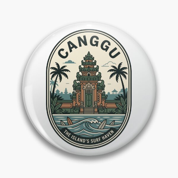 Item preview, Canggu Bali Vintage Tropical Surf Haven Temple designed and sold by k3rstman1.