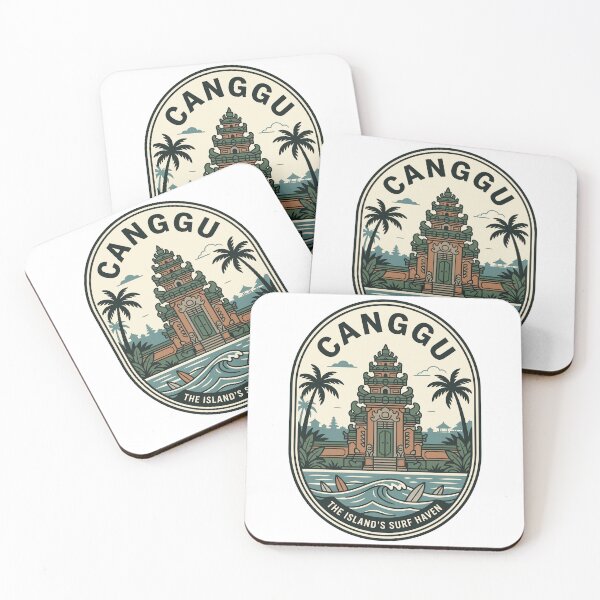 Item preview, Canggu Bali Vintage Tropical Surf Haven Temple designed and sold by k3rstman1.