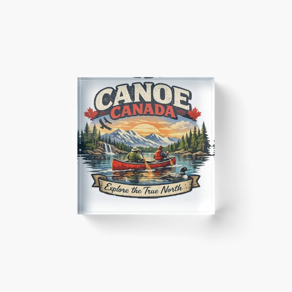 Item preview, Canoe Canada Graphic Logo designed and sold by greatlakesimage.
