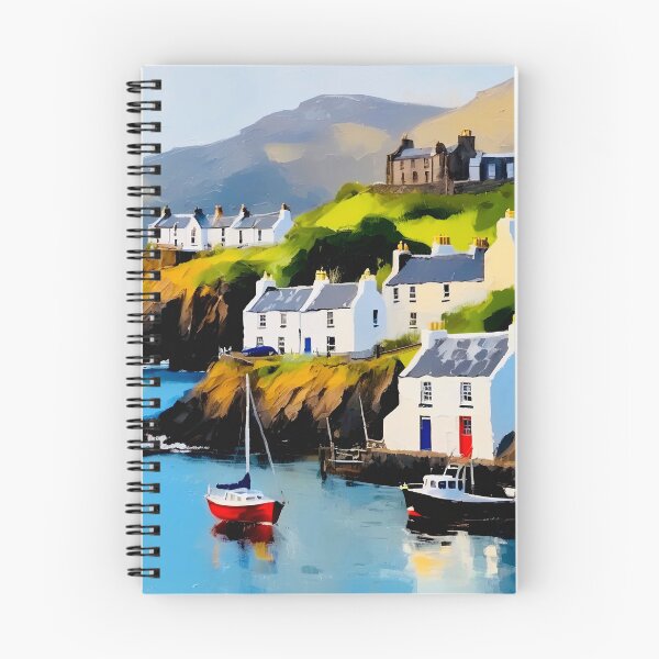 Item preview, Entrance to Portree harbour designed and sold by Island Art Studios.