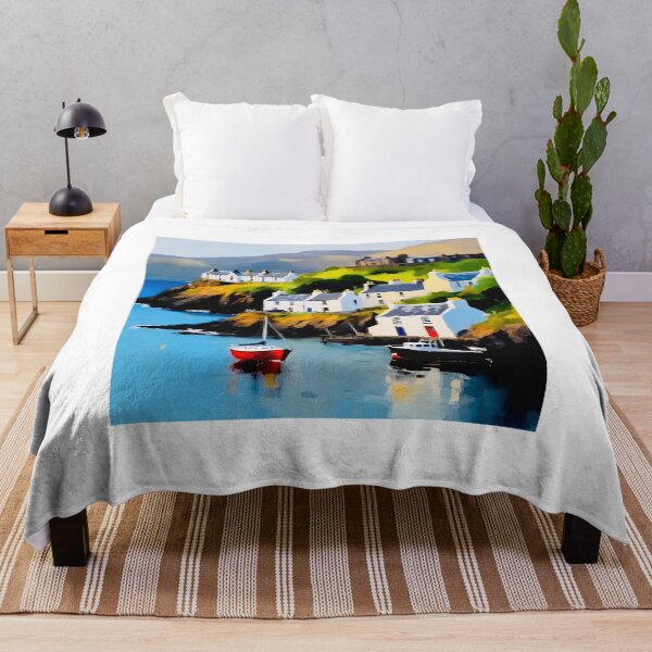 Item preview, Entrance to Portree harbour designed and sold by Island Art Studios.