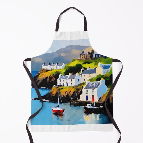 Item preview, Entrance to Portree harbour designed and sold by Island Art Studios.
