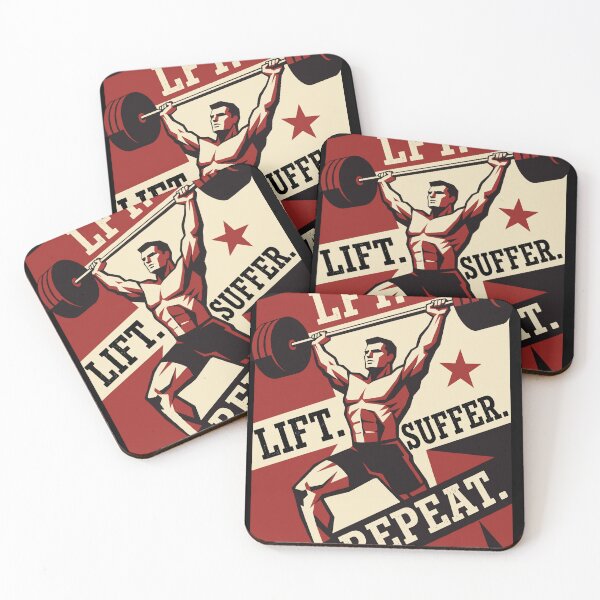Item preview, Lift Suffer Repeat — Bold Typography V3 designed and sold by 1RSN.