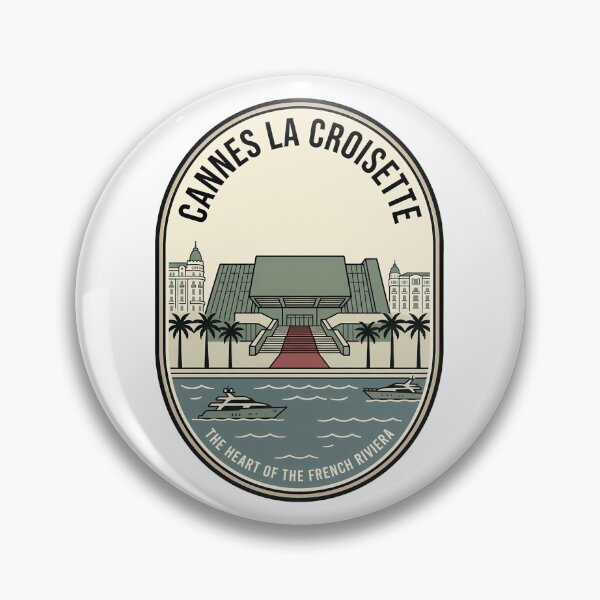 Item preview, Cannes La Croisette French Riviera Vintage Travel Badge designed and sold by k3rstman1.