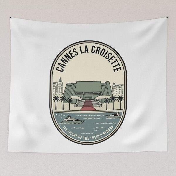 Item preview, Cannes La Croisette French Riviera Vintage Travel Badge designed and sold by k3rstman1.