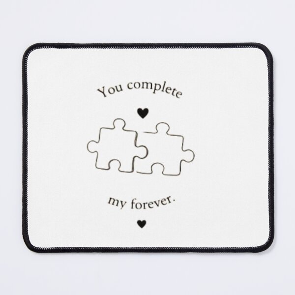 Item preview, “You Complete My Forever” Romantic Minimalist Quote ✨? designed and sold by MotivArtes.
