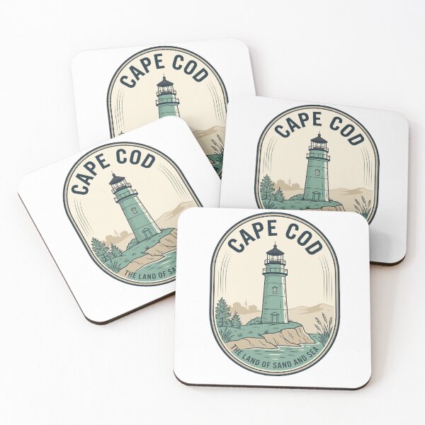 Item preview, Vintage Cape Cod Lighthouse Nautical Coastal Badge designed and sold by k3rstman1.