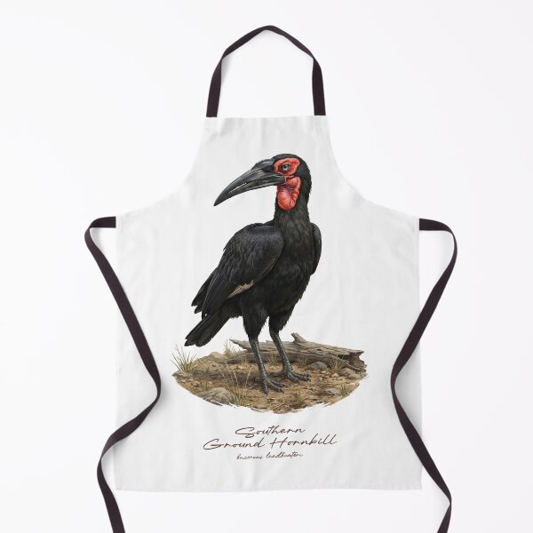 Item preview, Southern Ground Hornbill on Dried Land designed and sold by Takeda-art.