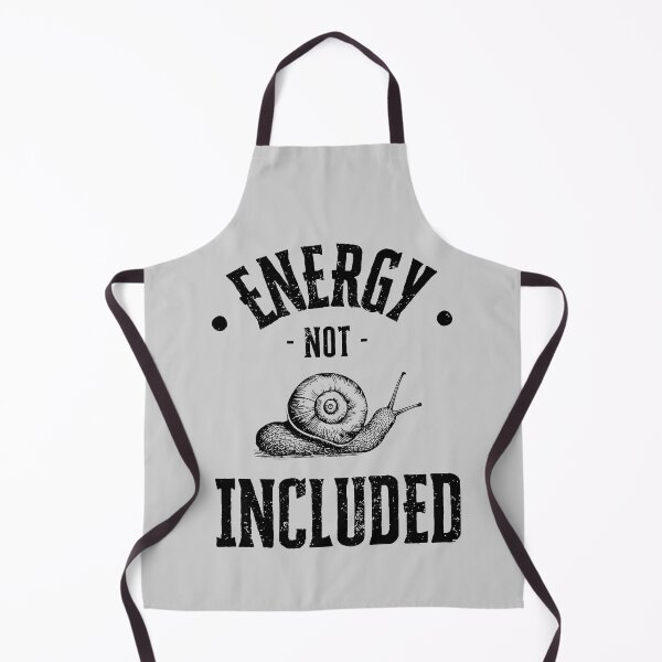 Item preview, Energy Not Included Relatable Snail designed and sold by Saroda Studio.