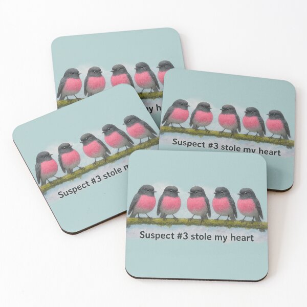 Item preview, Suspect #3 – Pink Robin designed and sold by PurrfectWhisper.