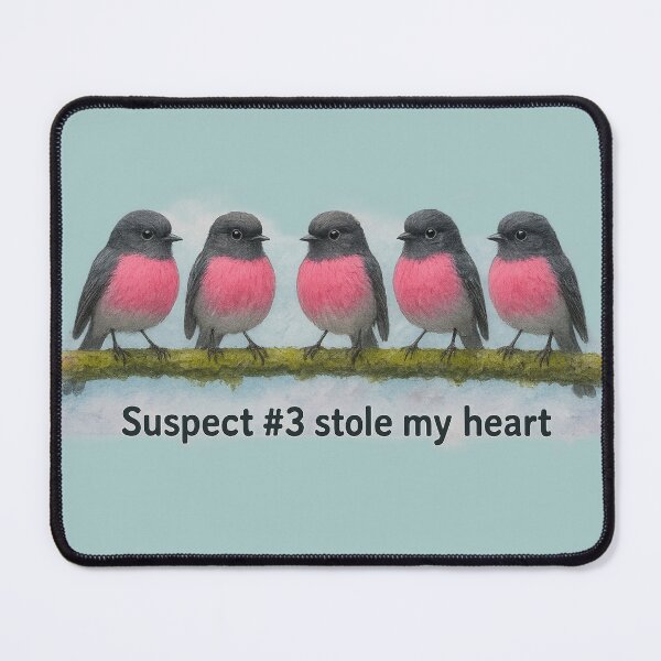 Item preview, Suspect #3 – Pink Robin designed and sold by PurrfectWhisper.
