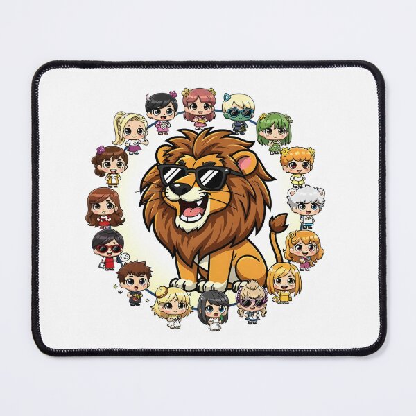 Item preview, Leo Zodiac Lion with Diverse Community Art designed and sold by Zodiac Celestial Art.