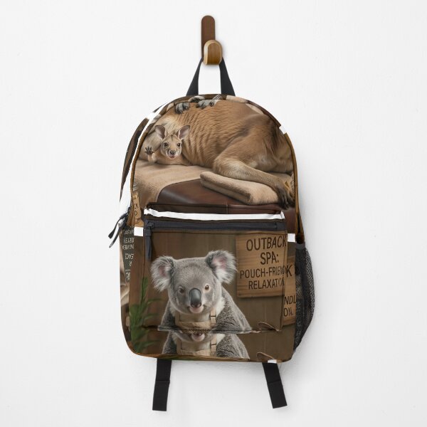 Item preview, Mommy's Day Off Funny Kangaroo Joey Spa Day designed and sold by SoftAuraStudi0.