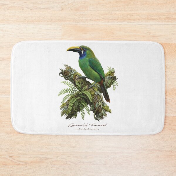 Item preview, Emerald Toucanet in Tropical Rainforest designed and sold by Takeda-art.