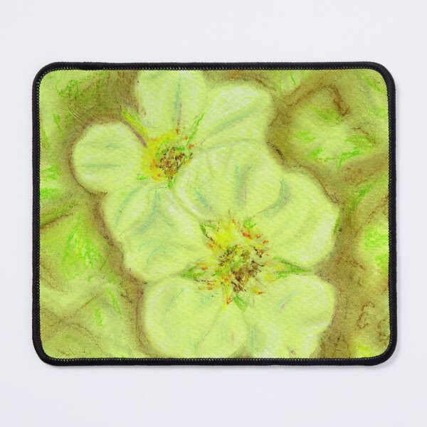 Item preview, Steel Point Strawberry Flowers with Soft Chalk Pastels designed and sold by LymphomaLass.