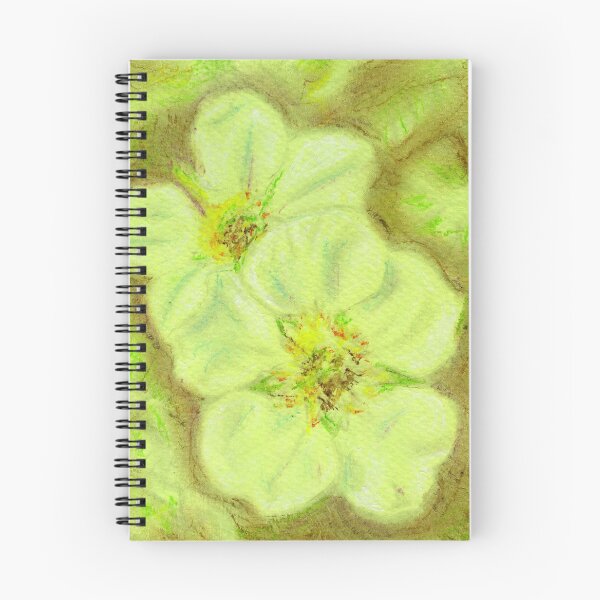 Item preview, Steel Point Strawberry Flowers with Soft Chalk Pastels designed and sold by LymphomaLass.